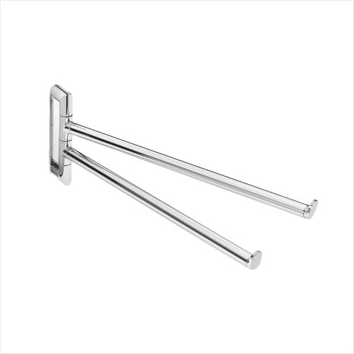 Laufen Hali dobbelt hndkldestang 35 cm - Krom