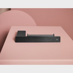 Unidrain Reframe toiletrulleholder, sort