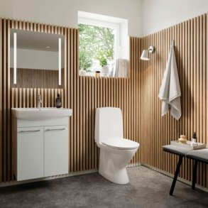 If� Spira m�bels�t 57 cm med 2 l�ger og vask, hvid