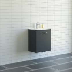  Dansani 51 cm st Mido 1 lge (hjre) Amber Mini vask, gr mat