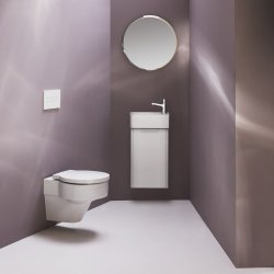 Laufen val m�belpakke 34x22 inkl. h�ndvask i saphirkeramik, mat hvid