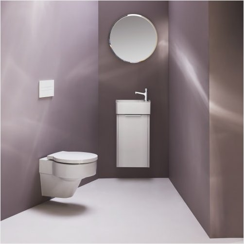 Laufen val m�belpakke 34x22 inkl. h�ndvask i saphirkeramik, mat hvid