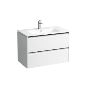 Laufen Palace mbelpakke 80cm, sortgreb, softclose, mathvid