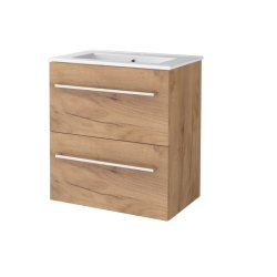 Sanibell Basicline kompakt mbelst 60 x 39 cm. Whisky Eg med greb