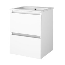 Sanibell Basicline mbelst 50x46 cm. Hvid hjglans