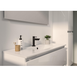 Sanibell Basicline mbelst 80x46 cm. Hvid hjglans