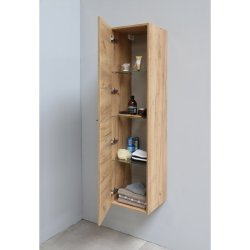  Sanibell Basicline hjskab med greb 150x35x35cm whiskey eg