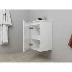 Sanibell Online usamlet mbelst 46x36cm hvid hjglans 1 lge