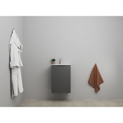 Sanibell Online usamlet mbelst 46x36cm mat antracit med 1 lge