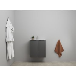 Sanibell Online mbelst 61x36cm mat antracit med 2 lger