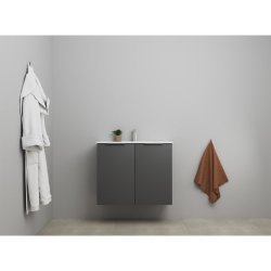 Sanibell Online mbelst 81x36cm mat antracit med 2 lger