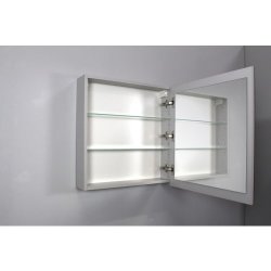 Sanibell Online spejlskab 57x60cm gr med 1 lge