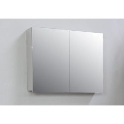 Sanibell Online spejlskab 77x60cm gr med 2 lger