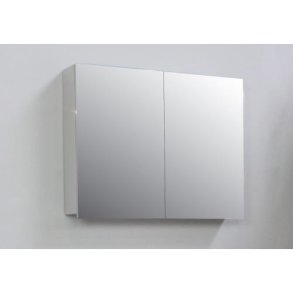 Sanibell Online spejlskab 77x60cm gr med 2 lger