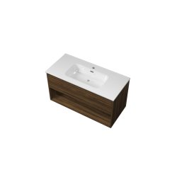 Sanibell Proline mbelst 100x46cm cabana eg 1 skuffe ben hylde