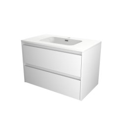 Sanibell Proline mbelst 80 x 46 cm. Hvid hjglans