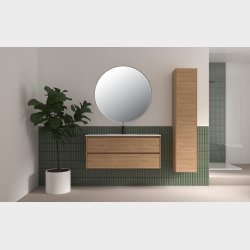 Sanibell Proline LED spejl m/lys 100 sort