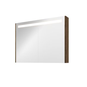 Proline spejlskab 100x74cm, LED belysning, cabana eg paneler