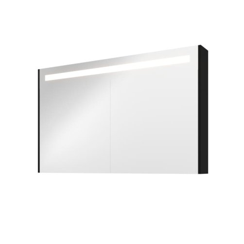 Sanibell Proline spejlskab 120x74 LED-lys matsort