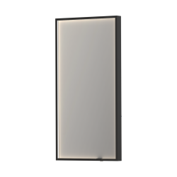 Sanibell INK SP19 rektangulrt spejl 40x80cm p matsort aluramme