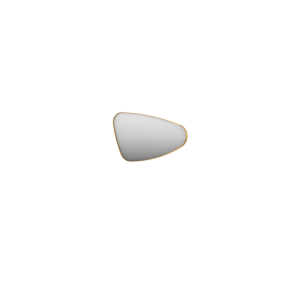 Sanibell SP22 spejl 100x60 cm matguld