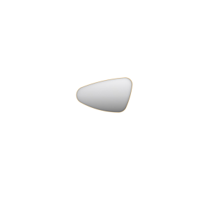 Sanibell SP22 spejl 120x70 cm matguld