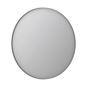 Sanibell Ink SP15 rundt spejl m/ramme 100, brstet metal sort