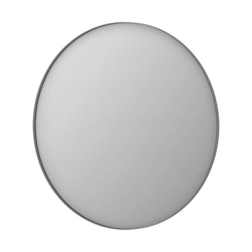 Sanibell Ink SP15 rundt spejl m/ramme 100, brstet metal sort