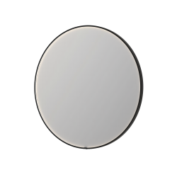 Sanibell INK SP24 LED spejl 100 brstet metal sort aluramme