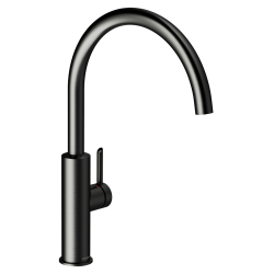 Damixa Iris k�kkenarmatur 22,5 cm tud - B�rstet grafit gr�