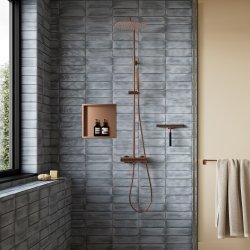 Damixa Iris brusesystem - B�rstet kobber