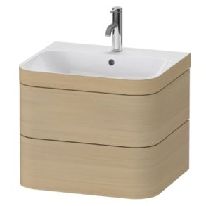 Duravit Happy D.2 Plus vgm. vaskeskab, C-bonded, 575x490 mm, eg