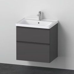 Duravit D-Neo mbelst (Vask &amp; vaskeskab) 650 mm, Grafit mat