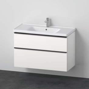 Duravit D-Neo mbelst med 2 skuffer mat hvidt