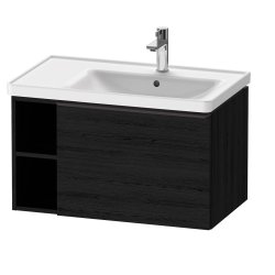 Duravit D-Neo vaskeskab - sort eg, 1-skuffe
