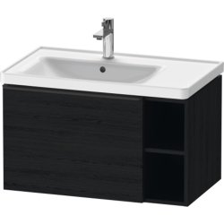 Duravit D-Neo vaskeskab - sort eg, 1-skuffe