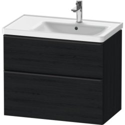 Duravit D-Neo vaskeskab - sort eg, 2-skuffer