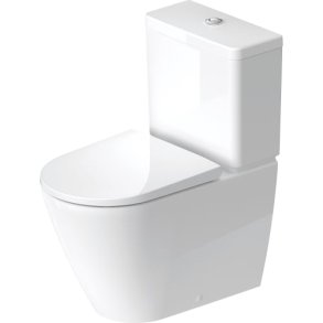 Duravit D-Neo Gulvstende Toilet - Rimless, HygineGlaze