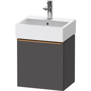 Duravit D-Neo vaskeskab, 434x322x440 mm, Grafit, hjre hngslet