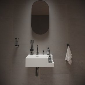  Ideavit soliddual 1.0 hndvask 50x36cm med hanehul og overlb