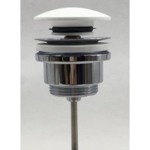 Ideavit push open bundventil med buet top i solid surface