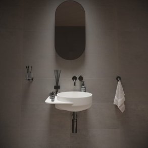 Ideavit soliddual 2.0 hndvask 49x43cm uden hanehul og overlb