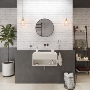 Ideavit solidbliss-60SH hndvask 60x40cm uden hanehul og overlb