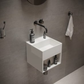 Ideavit solidbliss-30SH hndvask 30x30cm uden hanehul og overlb