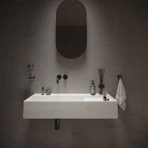 Ideavit solidbliss-90 hndvask 90x45cm uden hanehul og overlb