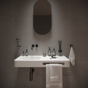 Ideavit solidbrio-90 hndvask 90x48cm uden hanehul med overlb