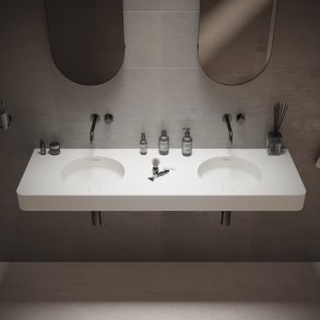  Ideavit solidbrio-150 hndvask 150x48cm uden hanehul med overlb