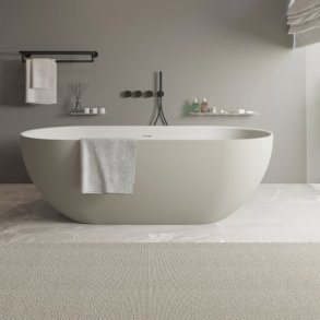  Ideavit solidera fritstende solid surface badekar 170x80cm