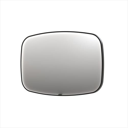 Sanibell SP31 spejl 120x80cm p brstet metal sort aluramme
