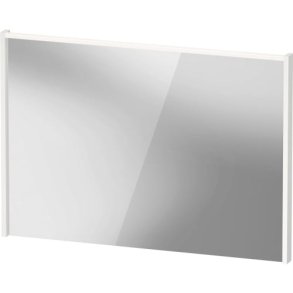 Duravit D-Code spejl med lys �verst, 100 x 700mm - Hvid mat